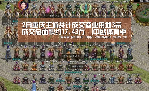 2月重庆主城共计成交商业用地3宗 成交总面积约17.43万㎡|中欧体育平台(图3) 中欧体育官网