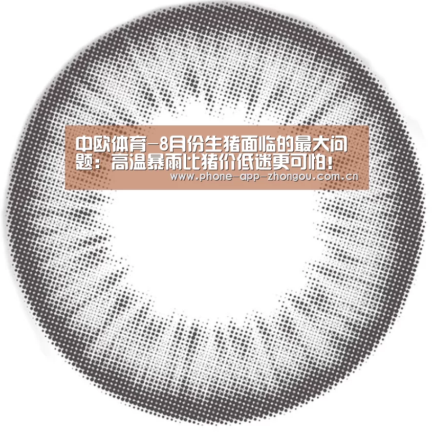 中欧体育-8月份生猪面临的最大问题:高温暴雨比猪价低迷更可怕!(图4) 中欧体育官网